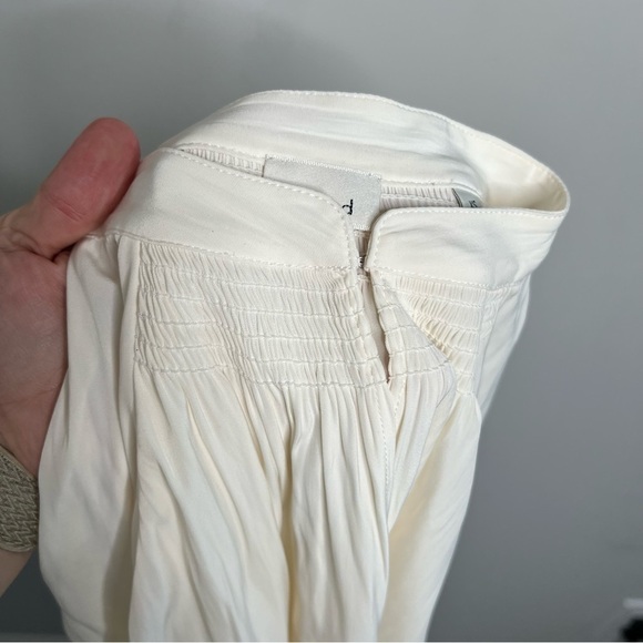 Aritzia Wilfred Womens Size XS Estienne Blouse Ivory Long Sleeve Top Shirt Smock - Picture 6 of 12